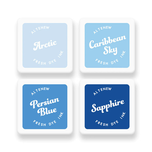 Altenew Fresh Dye Ink Mini Cube Set - Glacier Caves 