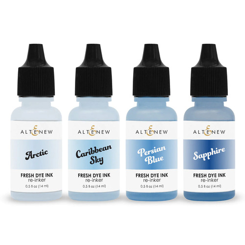 Altenew Fresh Dye Ink Reinker Bundle - Glacier Caves 