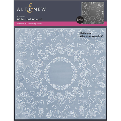 Altenew Whimsical Wreath 3D Embossing Folder