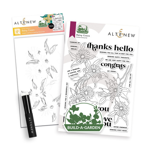 Altenew Build-A-Garden- Daisy Crown