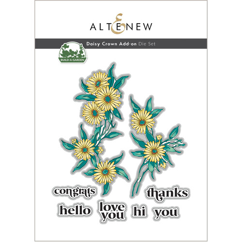 Altenew Build-A-Garden: Daisy Crown Add-on Die Set