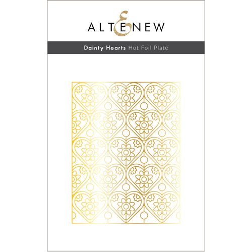 Altenew Dainty Hearts Hot Foil Plate