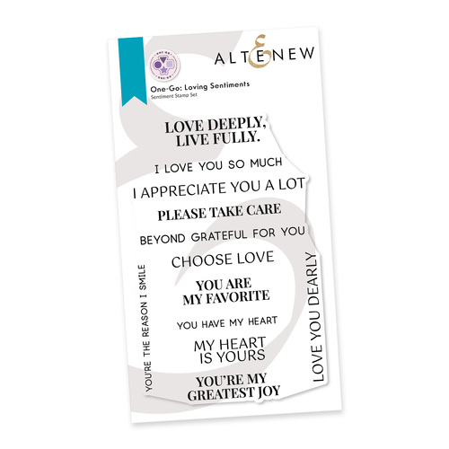 Altenew One-Go Loving Sentiments Stamp Set