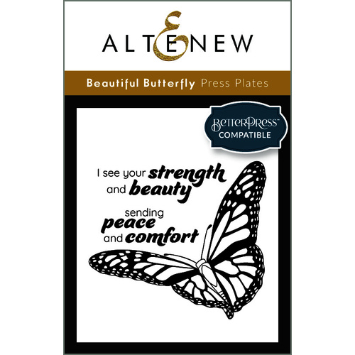Altenew Beautiful Butterfly Press Plate Set