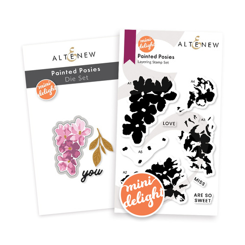 Altenew Mini Delight- Painted Posies Stamp & Die Set