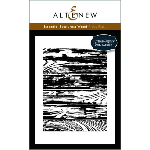 Altenew Essential Textures: Wood Press Plate