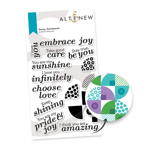 Altenew Sunny Sentiments Stamp Set