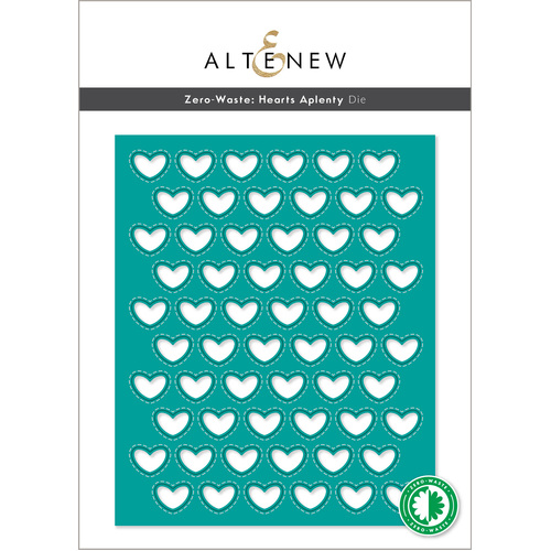 Altenew Zero-Waste: Hearts Aplenty Die