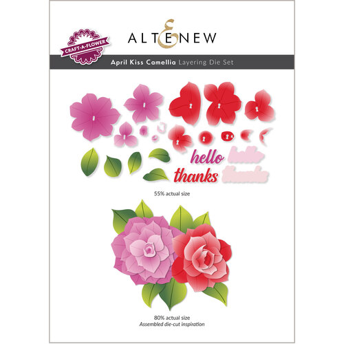 Altenew Craft-A-Flower: April Kiss Camellia Layering Die Set