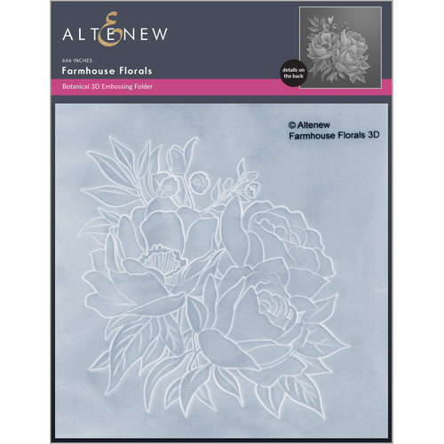 Altenew Farmhouse Florals 3D Embossing Folder
