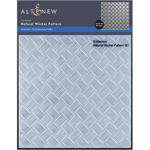 Altenew Natural Wicker Pattern 3D Embossing Folder