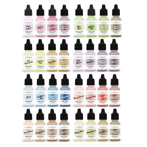 Altenew Kaleidoscope of Colors Fresh Dye Ink Re-inkers Bundle