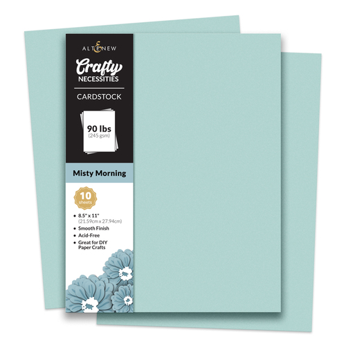 Altenew Crafty Necessities- Misty Morning Cardstock (10 sheets/set)