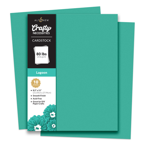 Altenew Crafty Necessities- Lagoon Cardstock (10 sheets/set)