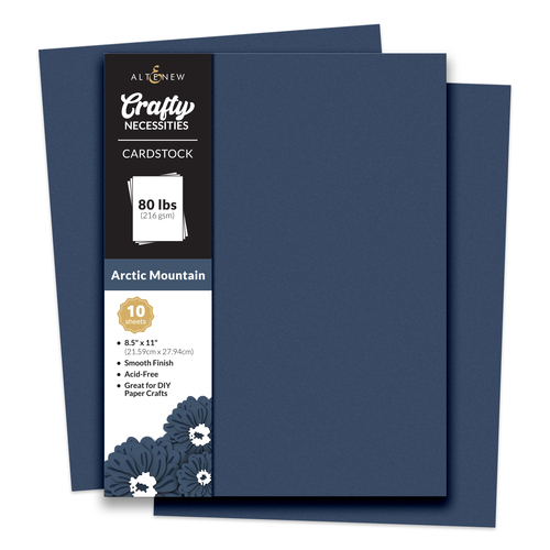 Altenew Crafty Necessities- Arctic Mountain Cardstock (10 sheets/set)