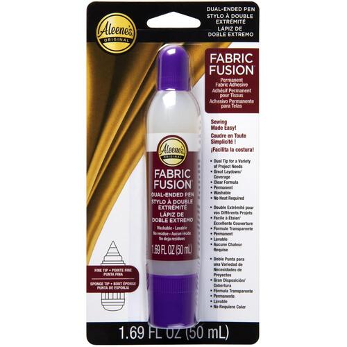 Aleene's Fabric Fusion Permanent Adhesive Dual Ended Pen 50ml