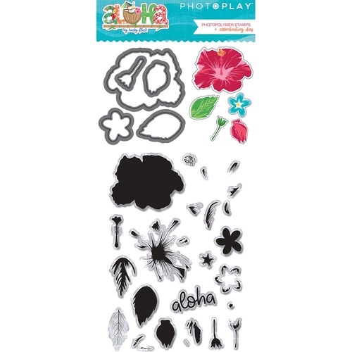 PhotoPlay Paper Aloha Stamp & Die Combo