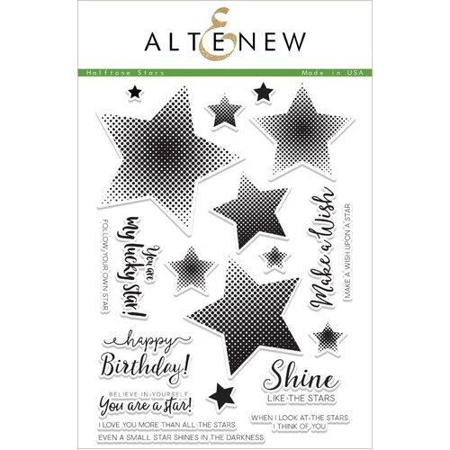 Altenew Halftone Stars Stamp Set
