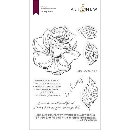 Altenew Stamp Darling Rose