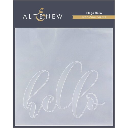Altenew Mega Hello Debossing Folder