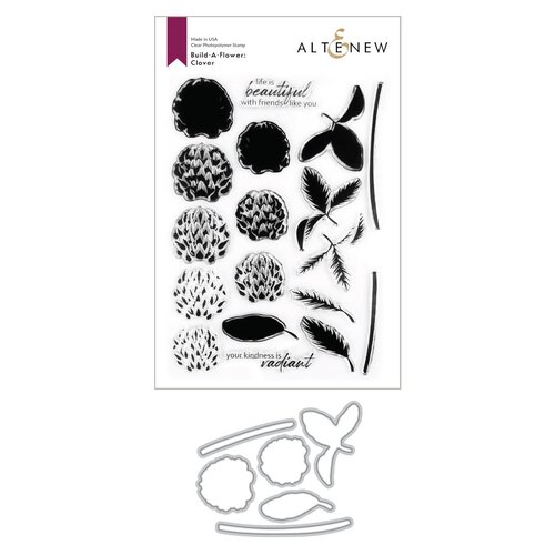 Altenew Build-A-Flower Clover Layering Stamp & Die Set