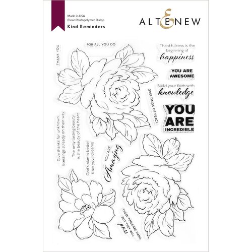 Altenew Kind Reminders Stamp Set