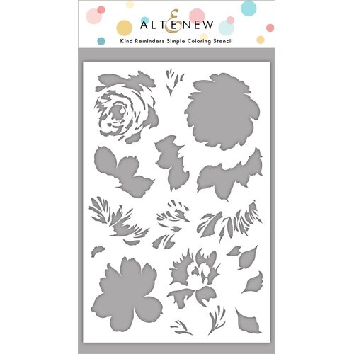 Altenew Kind Reminders Simple Colouring Stencil