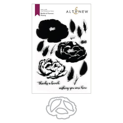 Altenew Build-a-Flower Peony Layering Stamp & Die Set