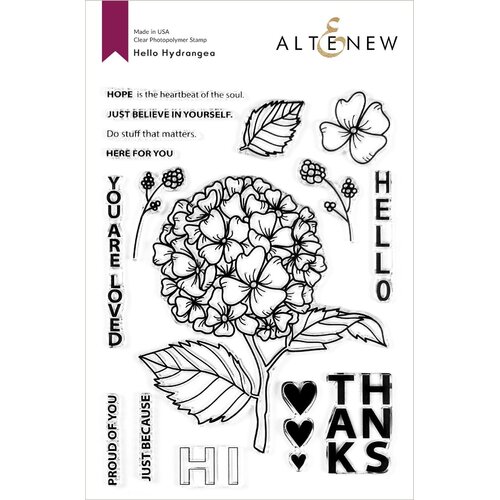 Altenew Hello Hydrangea Stamp Set