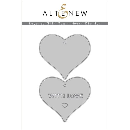 Altenew Layered Gift Tag - Heart Die Set