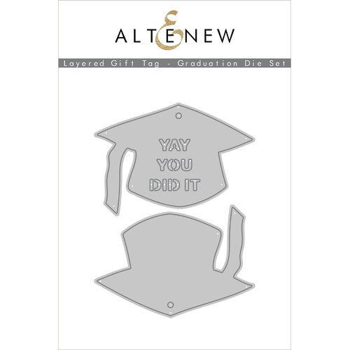 Altenew Layered Gift Tag - Graduation Die Set