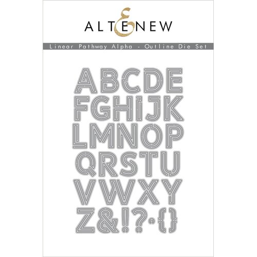 Altenew Linear Pathway Alpha - Outline Die Set