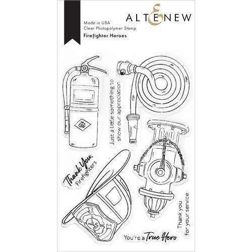 Altenew Firefighter Heroes Stamp Set
