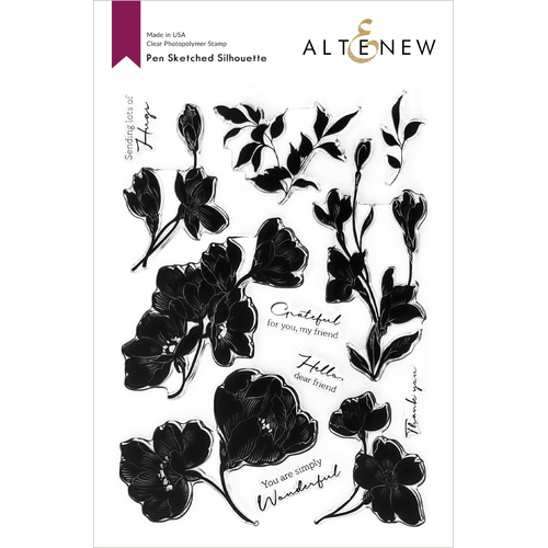 Altenew Pen Sketched Silhouette Stamp Set