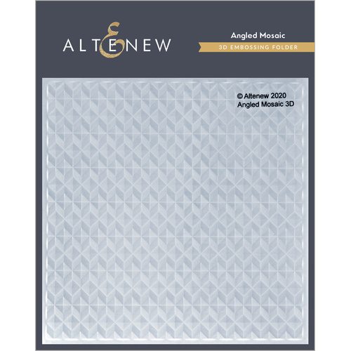 Altenew Angled Mosaic 3D Embossing Folder