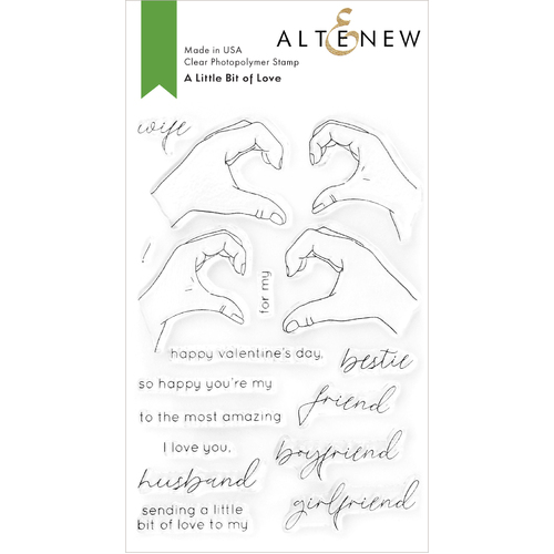 Altenew A Little Bit of Love Stamp Set