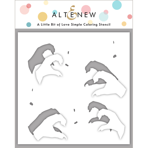 Altenew A Little Bit of Love Simple Colouring Stencil
