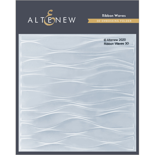 Altenew Ribbon Waves 3D Embossing Folder