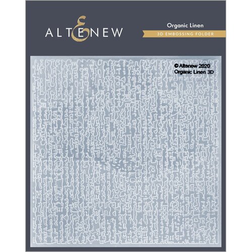 Altenew Organic Linen 3D Embossing Folder