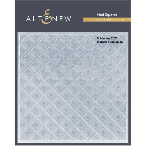Altenew Mod Squares 3D Embossing Folder