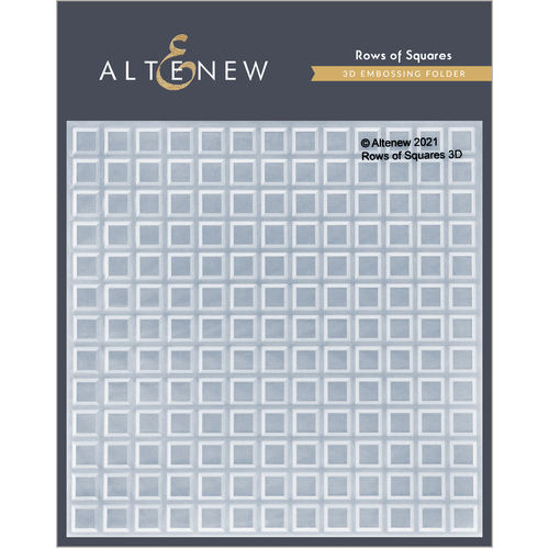 Altenew Rows of Squares 3D Embossing Folder