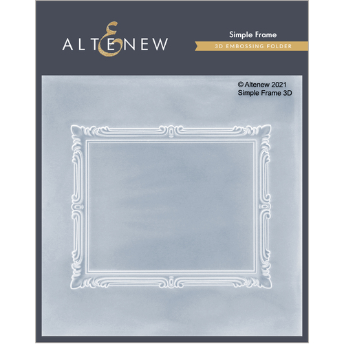 Altenew Simple Frame 3D Embossing Folder