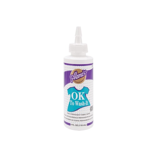 Aleene's OK To Wash It Fabric Glue 4oz