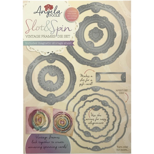 Angela Poole Die Slot & Spin Vintage Frames