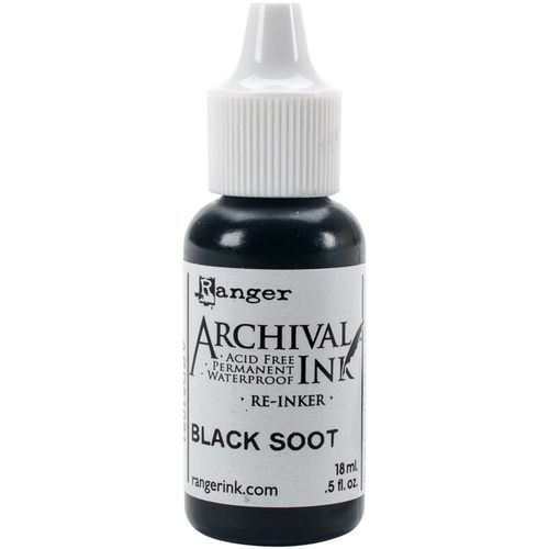 Tim Holtz Distress Archival Reinker - Black Soot 