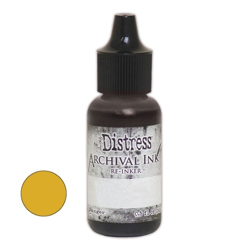 Tim Holtz Distress Archival Reinker - Fossilized Amber 