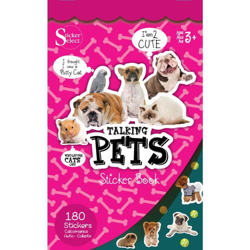 Sticker Select Talking Pets Sticker Book