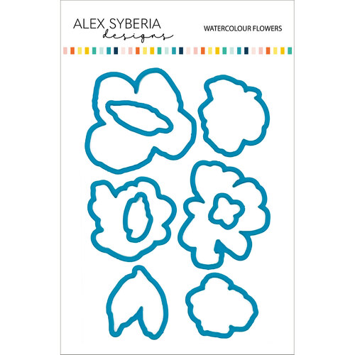 Alex Syberia Watercolour Flowers Die Set