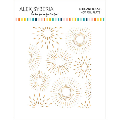 Alex Syberia Brilliant Burst Hot Foil Plate
