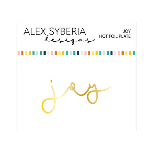 Alex Syberia Joy Hot Foil Plate